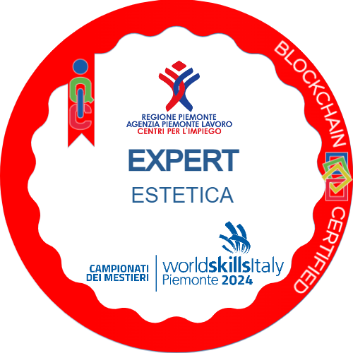Expert Estetica ai Campionati dei Mestieri WorldSkills Piemonte 2024.